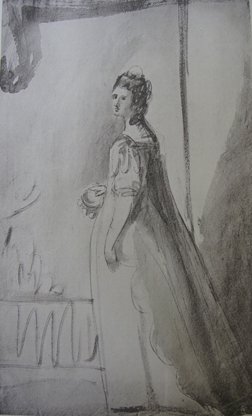 Study for the portrait of Jane, Duchess of Gordon